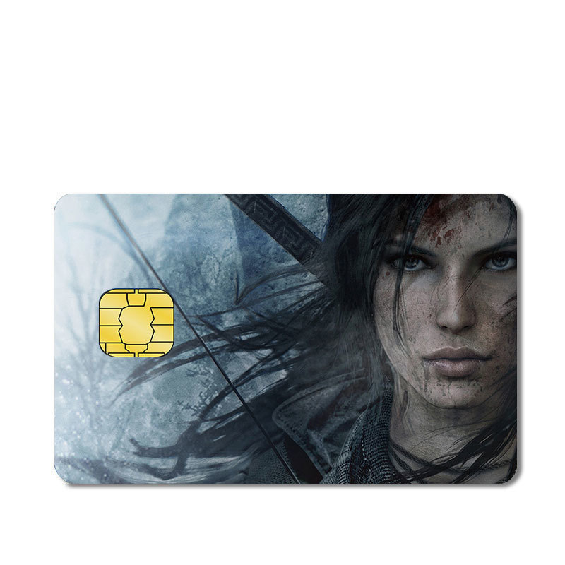 Calcomanía Impermeable para Tarjetas Bancarias de PVC Impermeable y Antideslizante para Tarjetas Bancarias