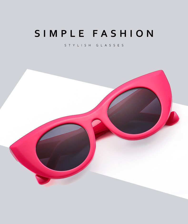 Cat Eye Sunglasses For Women Retro Fashion Glasses Sun Protection_voghion.com