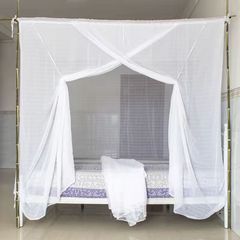 純綿極細二本糸蚊帳、厚みのある昔ながらのロッド蚊帳、学生寮のハイ＆ローベッドロープ蚊帳