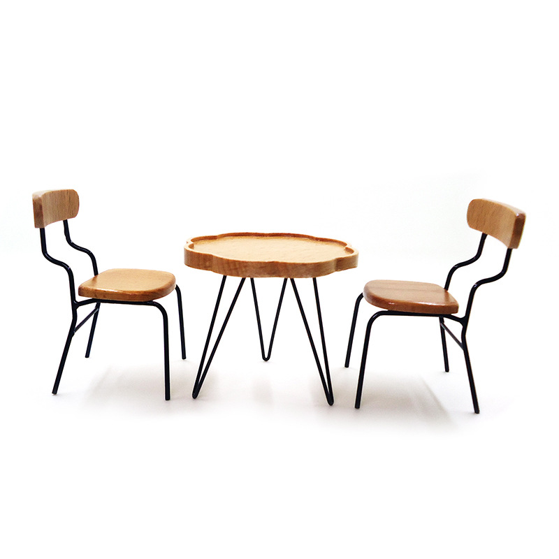 1:12 Dollhouse accesorios Dollhouse mini ocio al aire libre silla modelo simulación vida escena