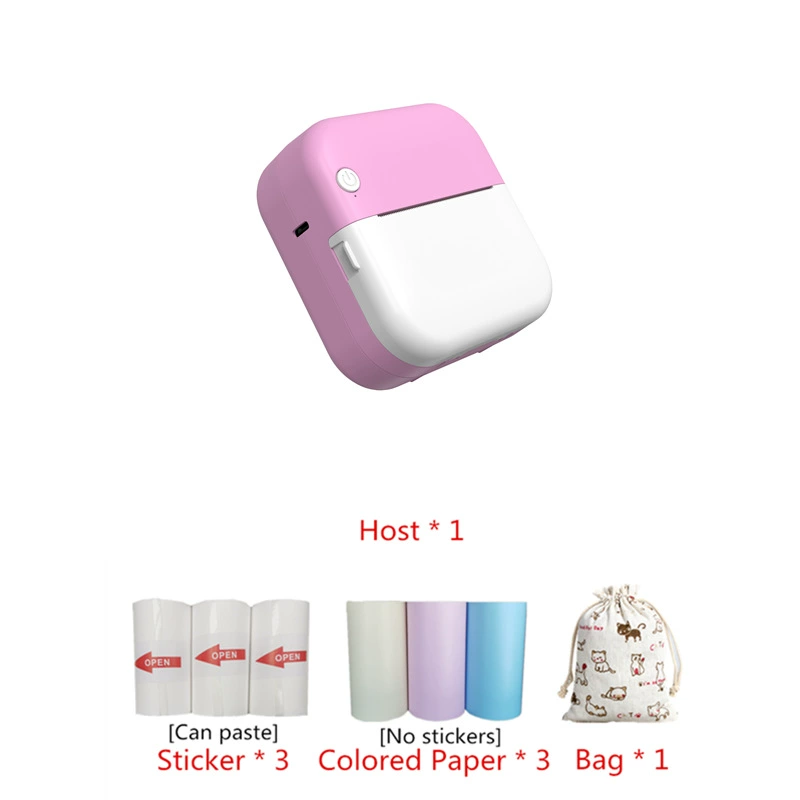 Mini photo printer C19/M3/M5 series, Bluetooth portable pocket printer, paper roll bundles available