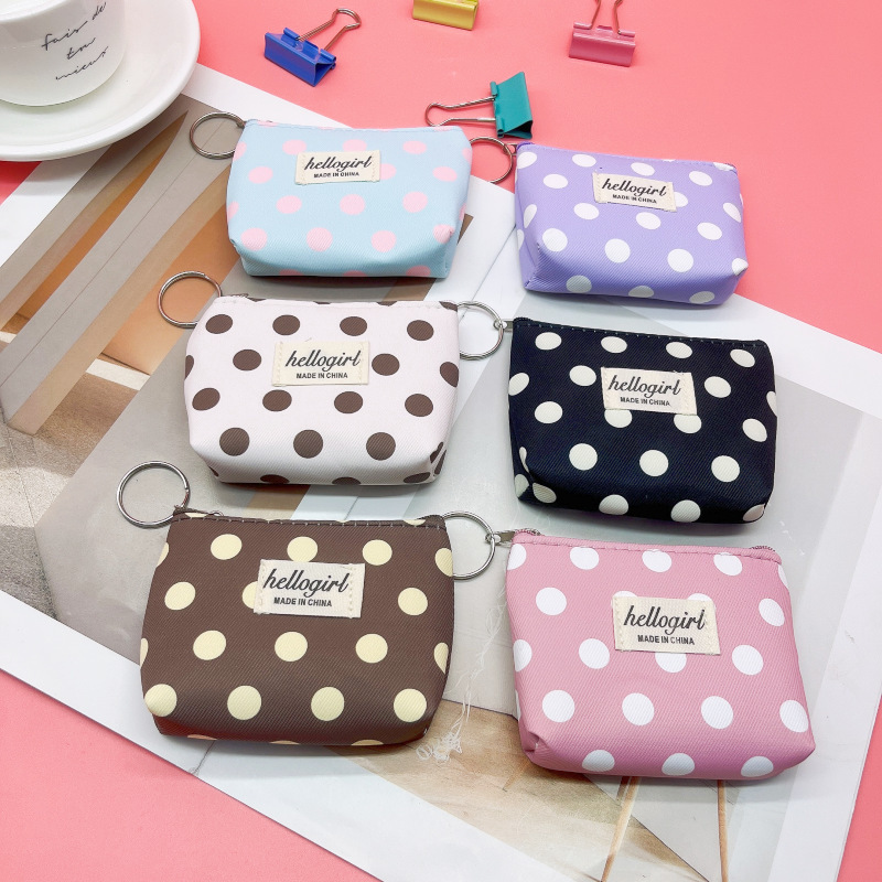 New Women's Coin Purse Korean Style Fabric Coin Bag Hand-Held Small Wallet Key Ring Canvas Jewelry Storage Bag Manufacturer New Women's Coin Purse Korean Style Fabric Coin Bag Hand-Held Small Wallet Key Ring Canvas Jewelry Storage Bag Manufacturer