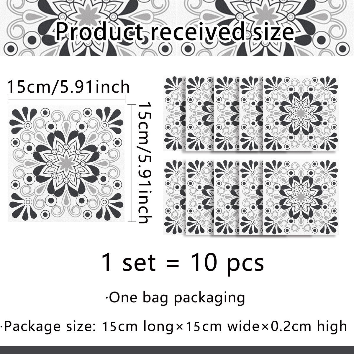 ACZ2003（15*15cm*10pcs）