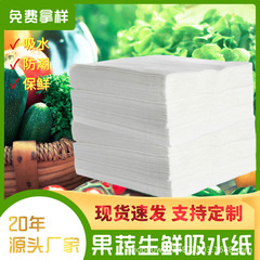 源工場使い捨て吸水紙果物野菜包装包装包装紙食品宅配便物流輸送紙