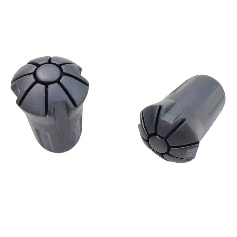 登山杖脚垫胶套配件防滑耐磨底脚拐杖橡胶底垫减震杖尖保护脚套