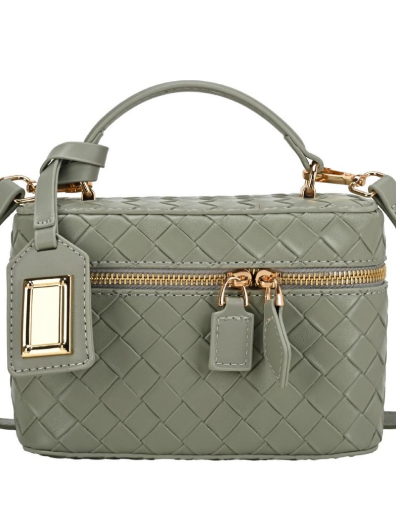 Bolso para mujeres 2026 nuevo cross-border tejido caja de mano bolso cuadrado de alta calidad lujoso ligero bolso de moda