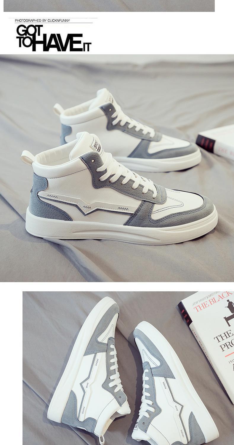 Chaussures de sport décontractées et polyvalentes en toile blanche pour hommes, nouvelle édition coréenne du printemps 2024_voghion.com