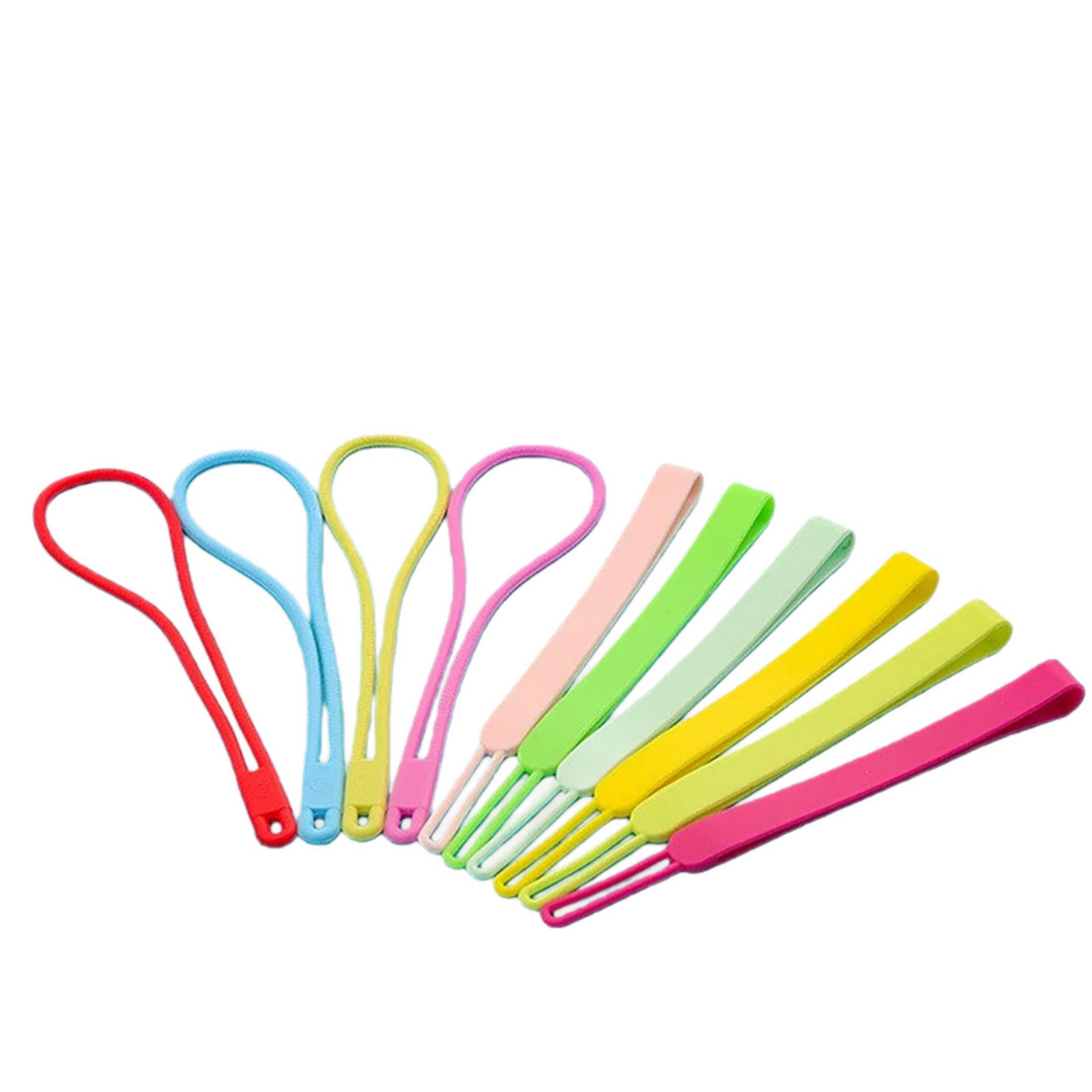 Cuerdas de silicona multifuncionales transfronterizas cuerdas de silicona bolsas de mano correa de marca marca de equipaje cuerdas de mano de color