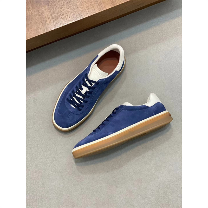 Herren Retro Sneaker Aus Wildleder Schnürschuhe Für Den Alltag_voghion.com