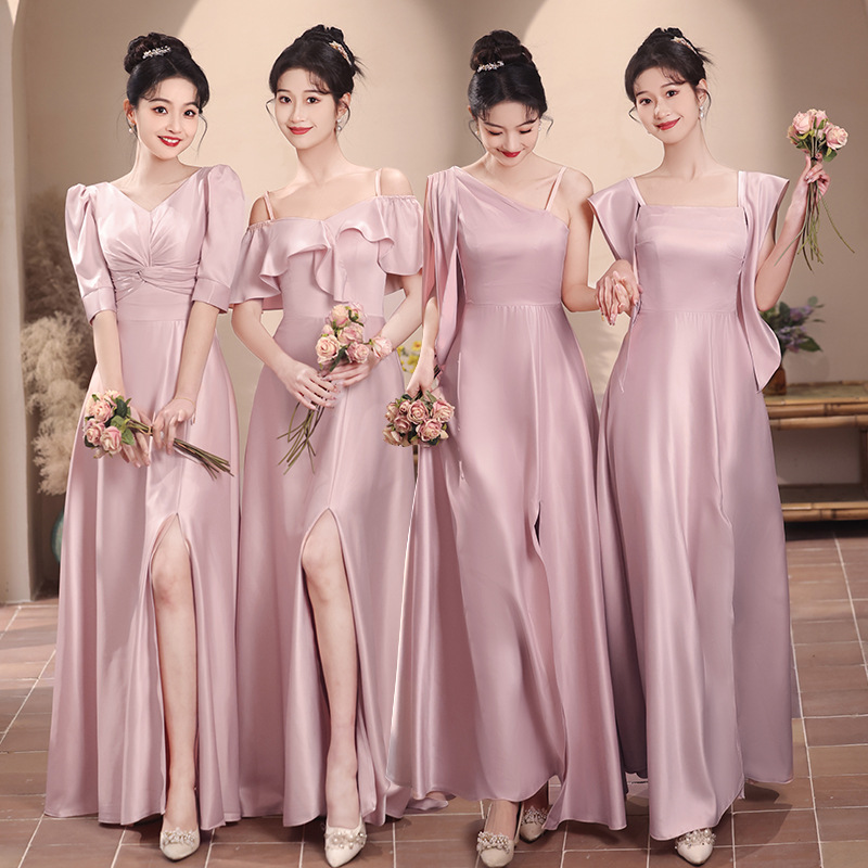 Fuchsia bridesmaid dress