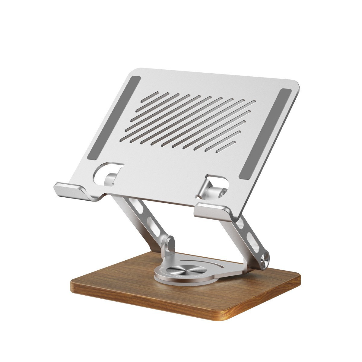 New Foreign Trade Model Wooden Base Tablet Stand Learning Machine Writing and Reading Fixed Height Increase 360-Degree Rotation