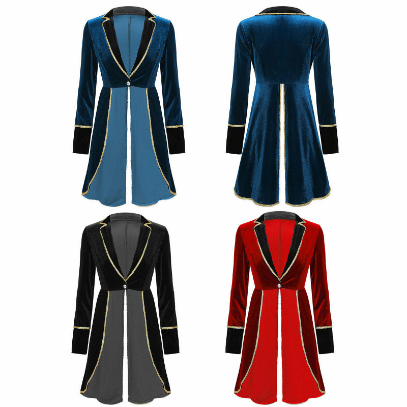2026 New Women's Adult Tuxedo Lapel Jacket Halloween Costume Cos Costume Performance Costume Stage Costume