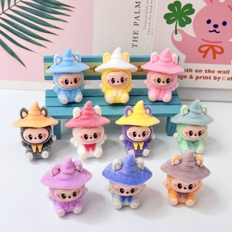 植毛マジシャンラブブ人形 diy 装飾アクセサリーキーホルダーペンダント車のデスクトップ装飾品卸売|undefined