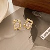 Advanced metal retro earrings, high-quality style, french style, European style, 2022 collection