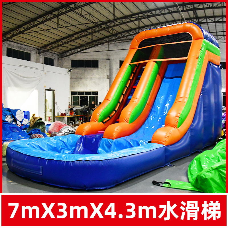 Castillo infláble para niños juguete equipo de juego Fuerte travieso interior y exterior gran cama de salto alto deslizante ensamblaje inflable