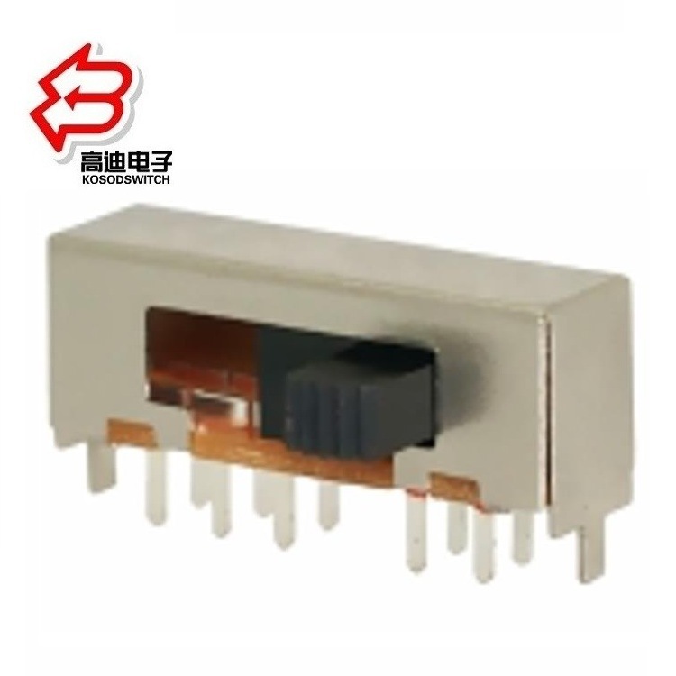 四档滑动开关4档  侧拨4位拨动开关4档两排  四档拨动开关行程4mm