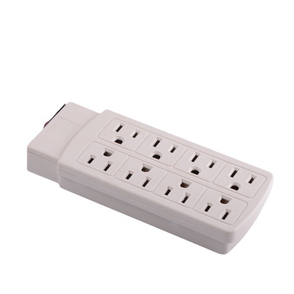 墨西哥 美式 8孔排插插座 全铜 铜包铝CCA 浪涌保护 POWER STRIP