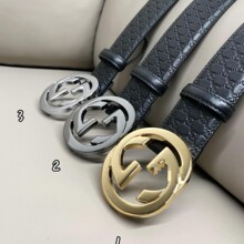 商务腰带休闲潮流新款时尚百搭裤男士腰带皮带牛皮高档真皮头层