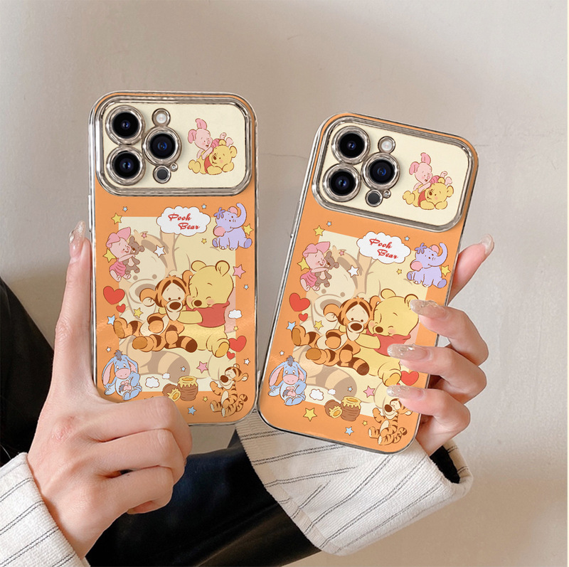 Winnie Tigger Is Suitable for Apple 17 Mobile Phone Case Iphone1612/11/Xr/Xs/X7/8Plus Anti-Fingerprint