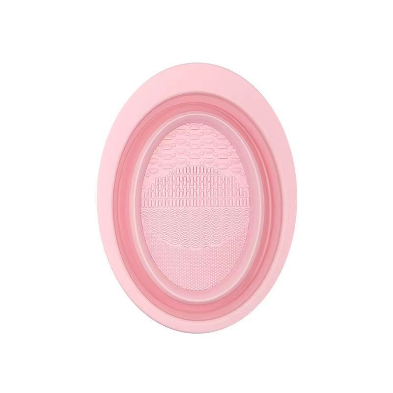Maquillaje Cepillo de limpieza artefacto lavado cepillo tazón puff cojín de aire herramienta de belleza detergente lavado y secado integrado conjunto de tres piezas