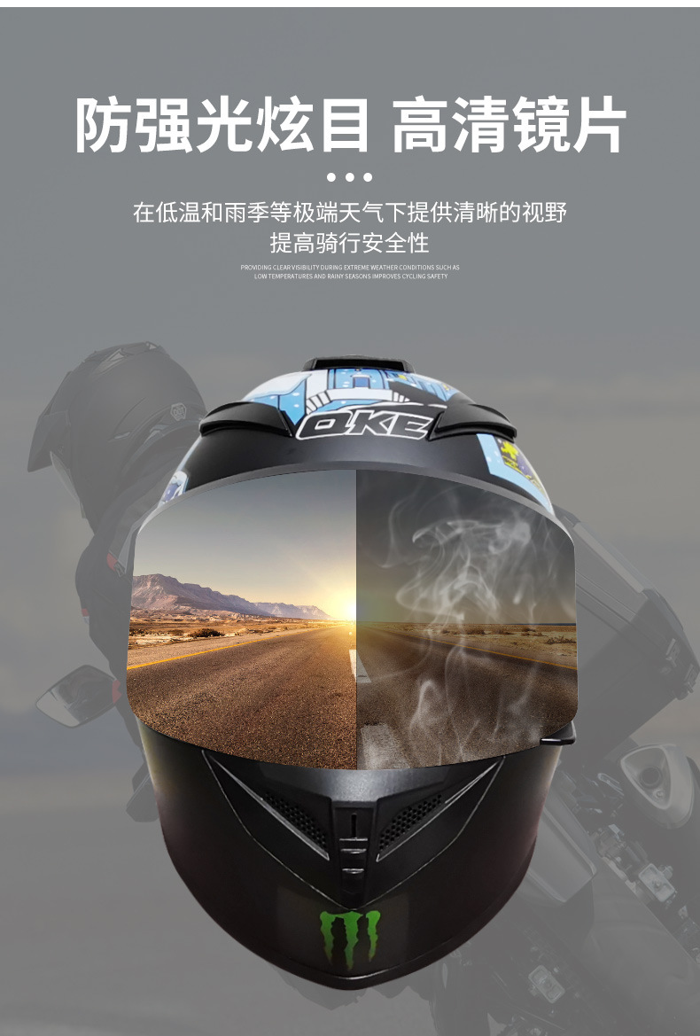 3C Certified Motorcycle Helmet Universal for Men and Women