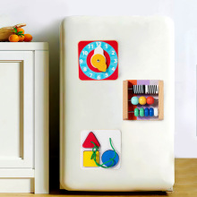 厂家现货批发新款忙碌板木制冰箱贴特色珠算迷宫早教教具礼物玩具