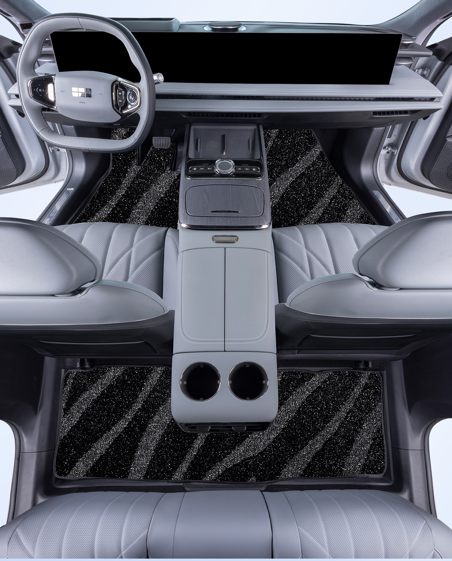 Suitable for Geely Galaxy A7 Starship 7 Star Wish E5 Upper Carpet Floor Mats, Stain-Resistant and Waterproof Geely Star Wish Floor Mats