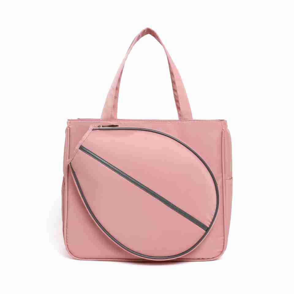 Bolsa de tenis de gran capacidad bolsa de almacenamiento bolsa de pelota de juego de alto valor facial bolsa de bádminton de hombro de hombro de hombro para mujeres al aire libre image 8