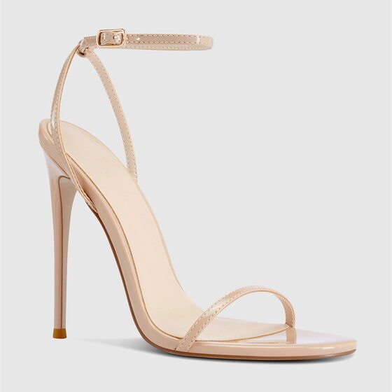 Cross-border European and American fashion sandals round toe thin heel Roman women's shoes sandals women 12CM sandals