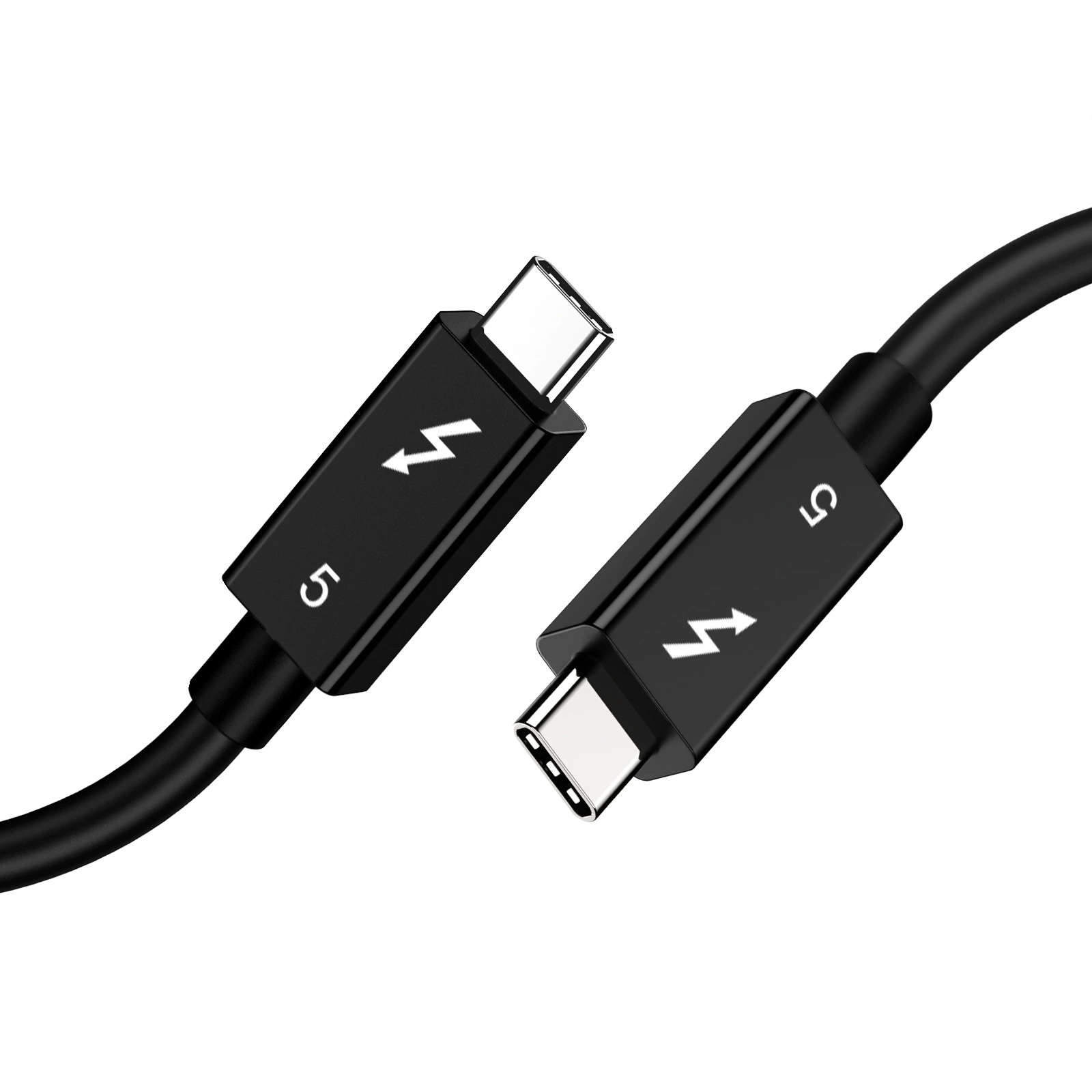 Кабель передачи данных с двойной головой Thunderbolt 5 type-c, полный набор функций, кабель зарядки 120 Гб/с, соединение компьютера, графической карты, мобильного телефона