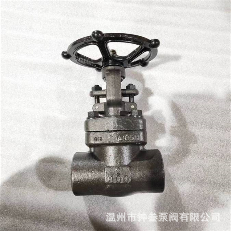 Z11W-150/300LB 美标锻钢内螺纹丝扣闸阀 不锈钢F316L楔形闸阀