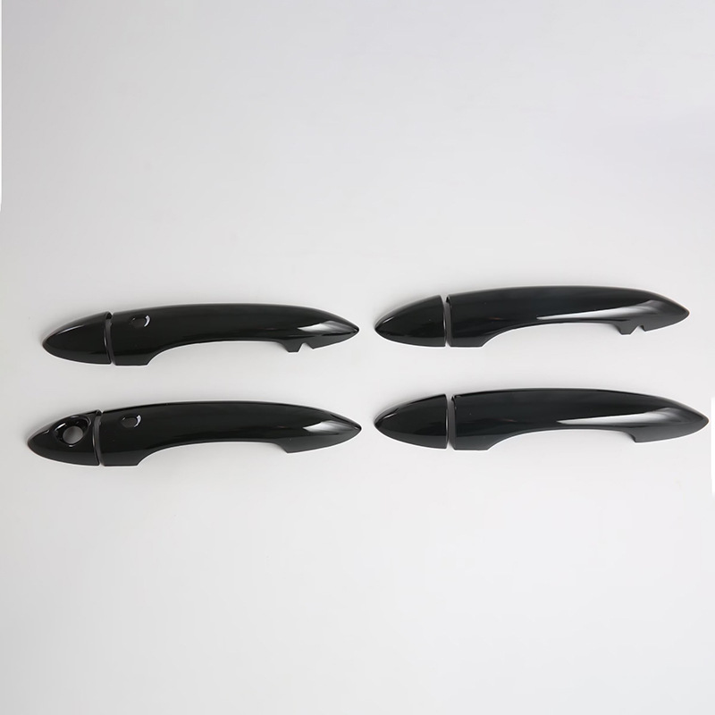 Suitable for Alfa Romeo Door Handle Exterior Car Decoration Accessories in Glossy Black Electroplating