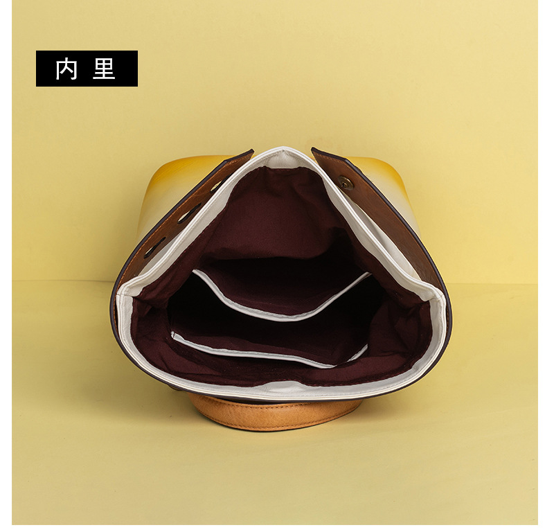 Ba lô da bò cổ điển đa năng phong cách doanh nhân — Vàng cổ điển, Nâu cổ điển, Xanh lá cổ điển chi tiết 19