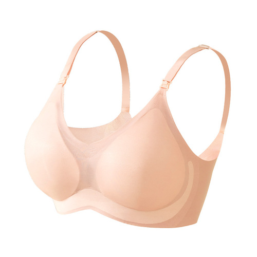 Summer Ultra-Thin Nursing Bra for Pregnant Women, Designed for Comfort and Breastfeeding Postpartum Support - Model 2218