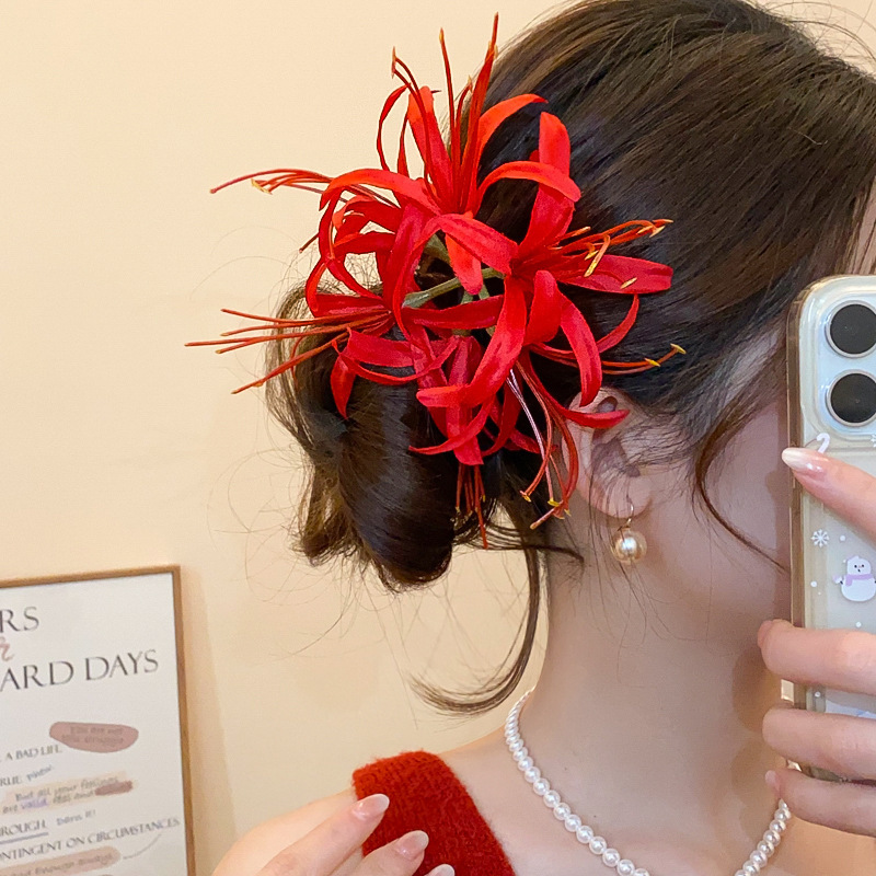 1#Duckbill clip-red-single