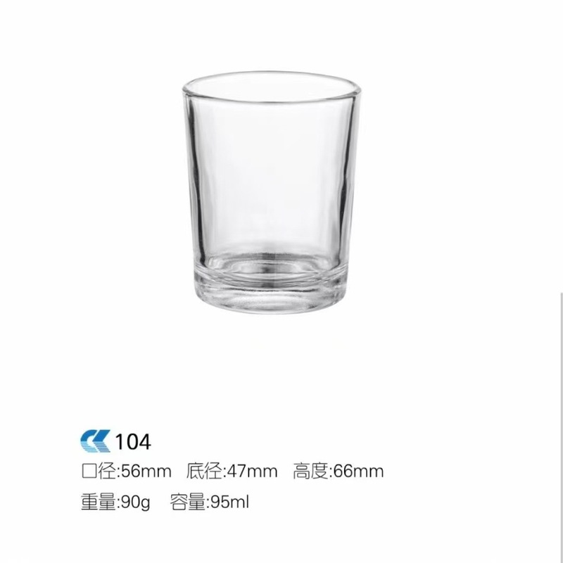 卸売アロマセラピーガラス空のカップ肥厚透明シンプルなキャンドルホルダー自家製キャンドルカップホームキャンドルガラス容器|undefined