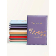 T 43547 PU leather passport ticket holder PU 皮护照机票保护