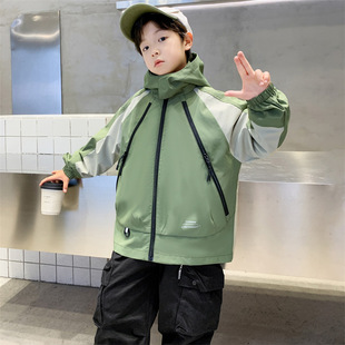 Children's Clothing Foreign-style Street-fried Rush Clothes Three-in-One Removable Boys' Fashionable Spring and Autumn Clothes for Large Children and Boys