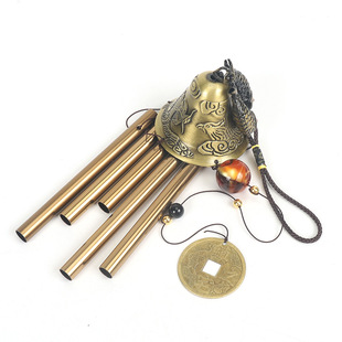Wind Chime Tube 2025 New Wind Chime Retro Wind Chime Pisces Dragon and Phoenix Metal Wind Chime Wholesale