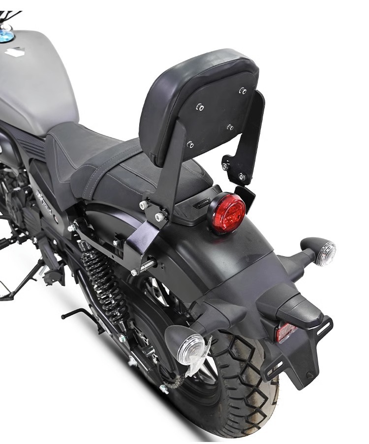Muscle car Wolf applicable to saikelon RA250 backrest tail shelf rear tail frame tail wing multifunctional folding backrest modification