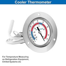 2 英寸 -40 至 65 ℉ / -40 至 20℃冷却温度计毛细管设计制冷表