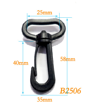 El fabricante tiene en stock accesorios para equipaje, clips de plástico para perros, ganchos giratorios, ganchos para correas de hombro, ganchos para mochilas. image 26