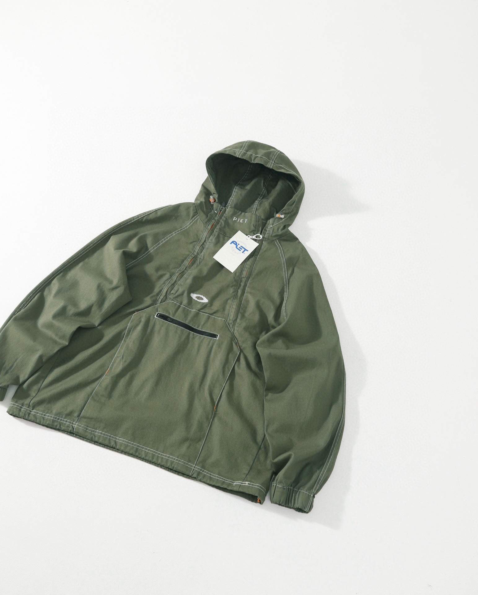 Functional Distressed Pullover Hooded Jacket For Men And Women_voghion.com