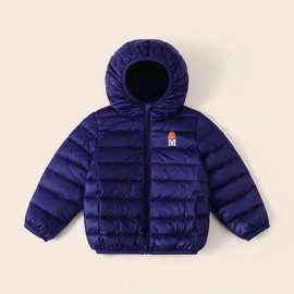 儿童轻薄羽绒服男女童2025秋冬季新款男童外套中大童宝宝洋气保暖