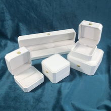 八角皇冠PU皮首饰盒时尚饰品包装盒戒指盒对戒盒珍珠项链盒批发