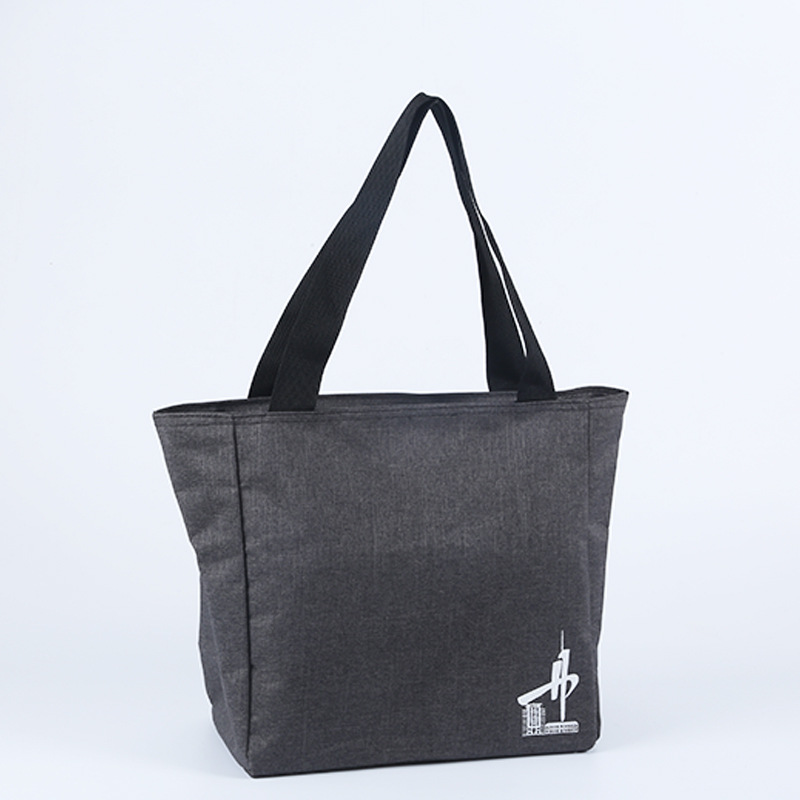 供应大容量加厚购物袋帆布袋女式手提袋牛津布拉链袋子可制作LOGO