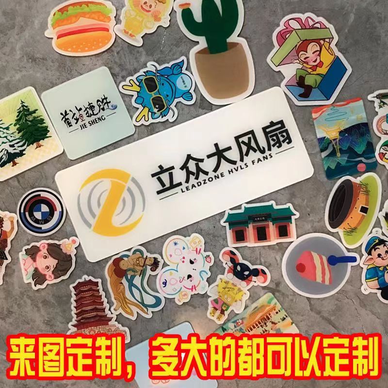 acrylic powerful magnetic transparent cartoon fridge magnet