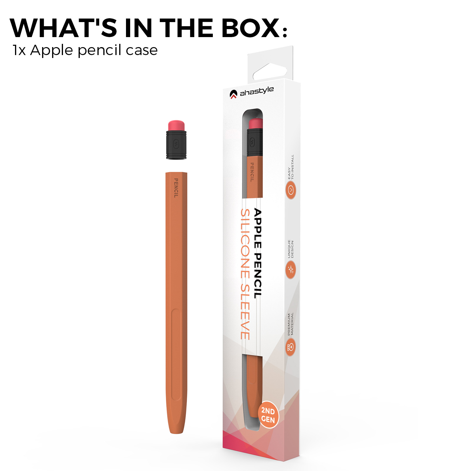 Funda protectora de silicona para bolígrafo Apple Apple Pencil pro y funda antideslizante para lápiz retro de segunda generación