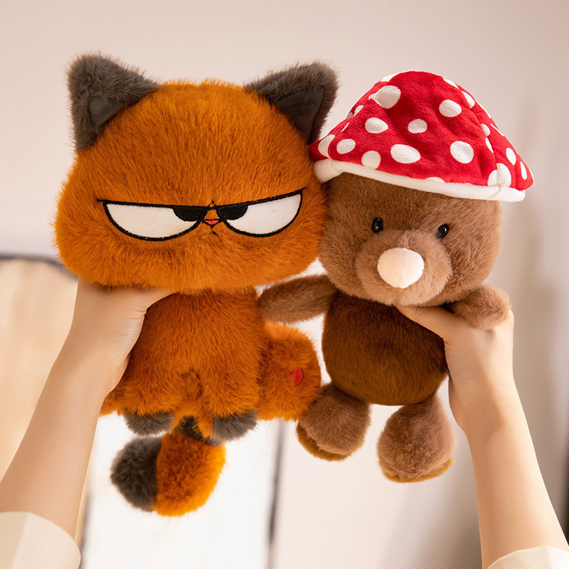 クロスボーダーかわいい猫人形ぬいぐるみモグラ人形子供のコンパニオンギフト布人形誕生日ギフト|undefined