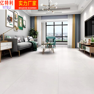 广东佛山肌肤釉微水泥瓷砖750x1500奶白地砖奶油素色砖客厅柔光砖-阿里巴巴